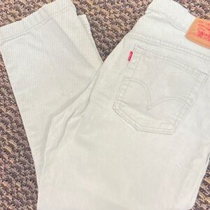 Levi's Women's Off-White Straight Leg Jeans